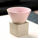 Coffee Cup Set Ceramic 3.4 Oz With Holder