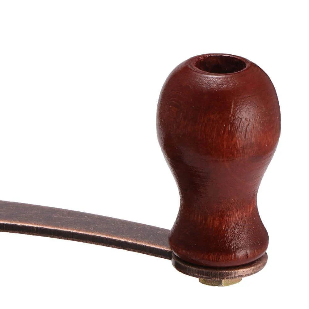 Coffee Grinder Wooden Hand Crank Adjustable Grind