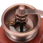 Coffee Grinder Wooden Hand Crank Adjustable Grind