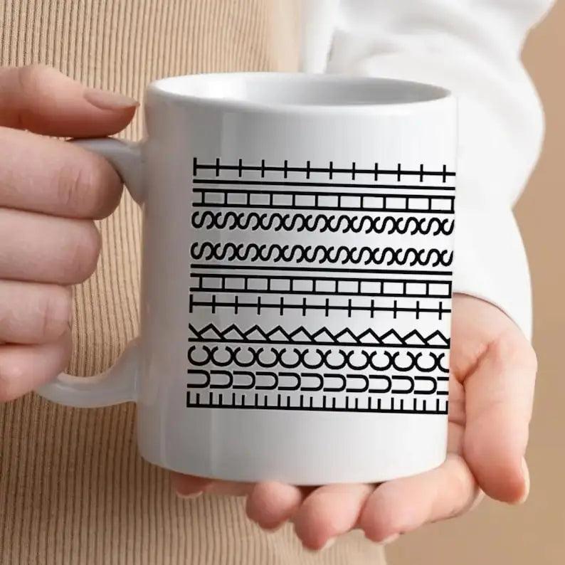 Coffee Mug Censored Design Ceramic 350 mL