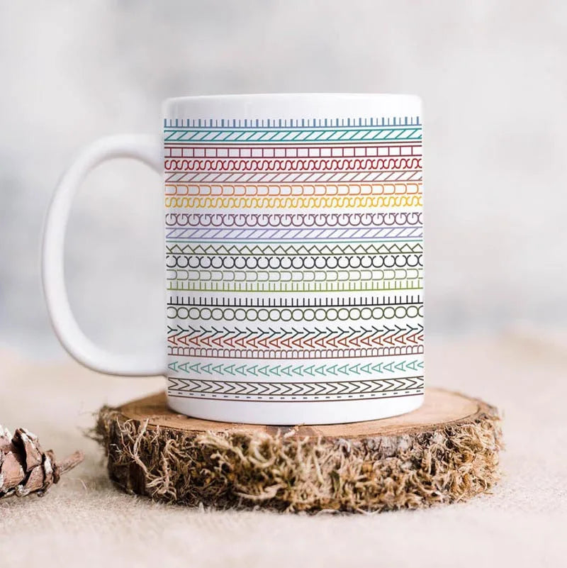 Coffee Mug Censored Design Ceramic 350 mL
