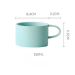 Coffee Mug Ceramic Underglaze Color Finish 7 Colors