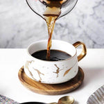 Coffee Mug Ceramic With Lid & Spoon