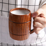 Coffee Mug Handmade Wood 11.8 Oz