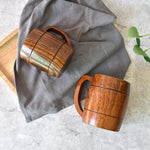 Coffee Mug Handmade Wood 11.8 Oz