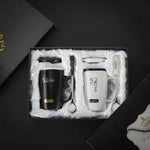 Coffee Mug Set Porcelain Marble Design