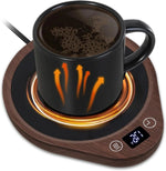 Coffee Mug Warmer Adjustable Heat Glass Plate & Auto Shut-Off