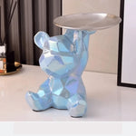Coin Bank & Catchall Tray Ceramic Bear Design