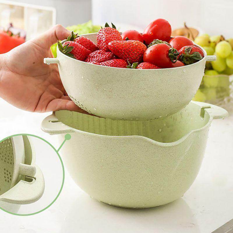 Colander Set Food-Grade PP Fine Mesh With Handles