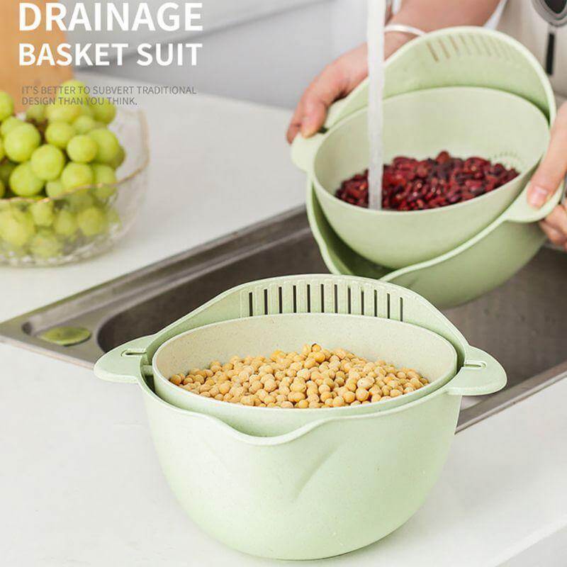 Colander Set Food-Grade PP Fine Mesh With Handles