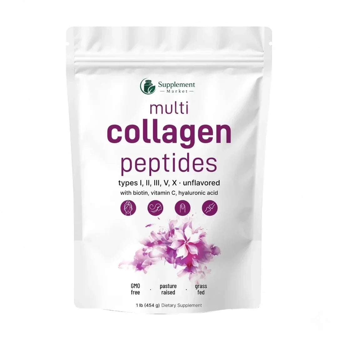 Collagen Peptides Powder Five-Type Unflavored Formula
