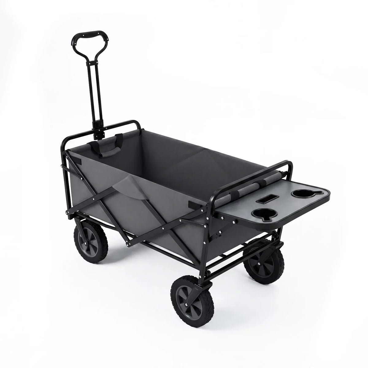 Collapsible Wagon Adjustable Handle 331 Lb Capacity