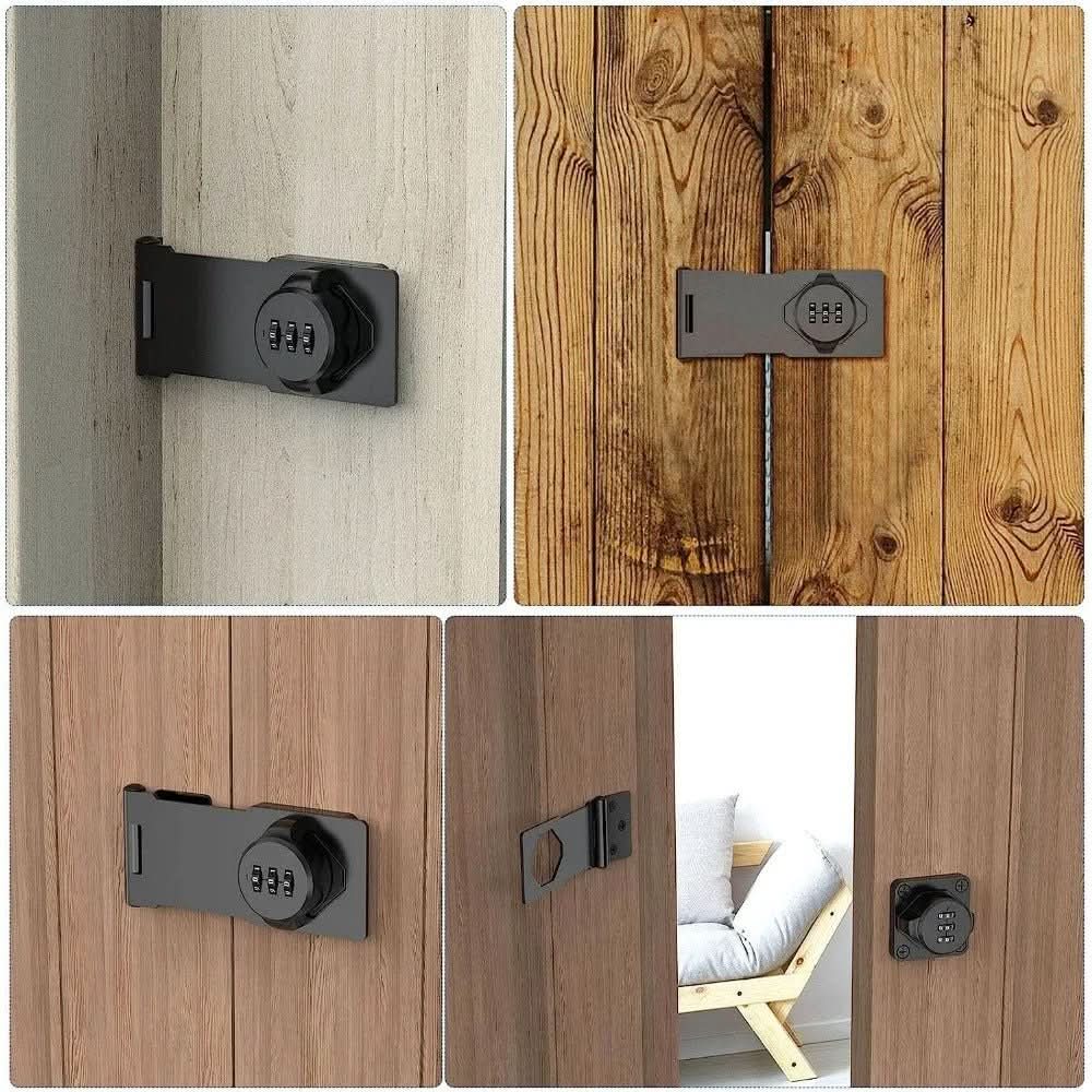 Combination Lock Keyless Adjustable Code Zinc Alloy & Iron