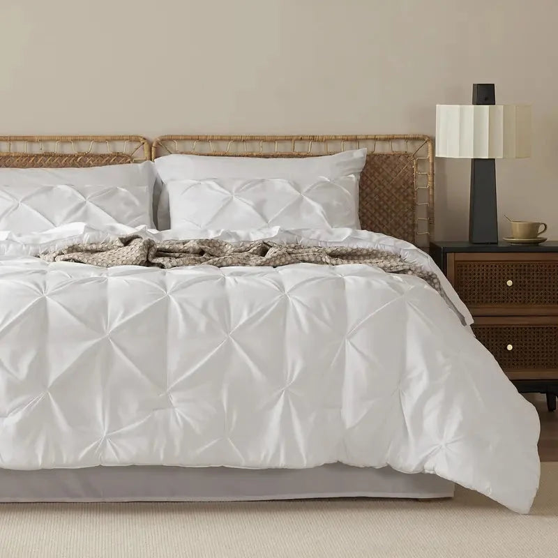 Comforter Set Brushed Microfiber Lightweight All-Season Warmth