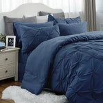 Comforter Set Brushed Microfiber Lightweight All-Season Warmth