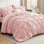 Comforter Set Brushed Microfiber Lightweight All-Season Warmth