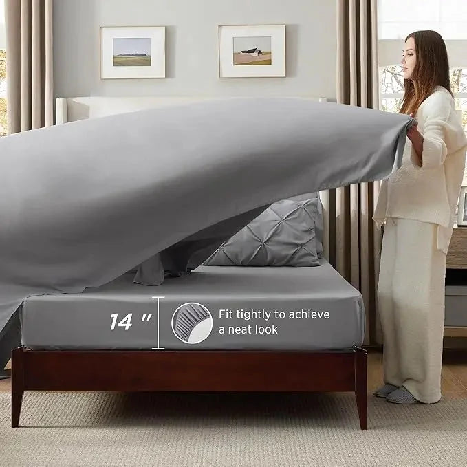 Comforter Set Brushed Microfiber Lightweight All-Season Warmth