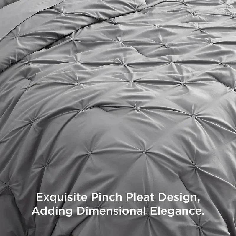 Comforter Set Brushed Microfiber Lightweight All-Season Warmth