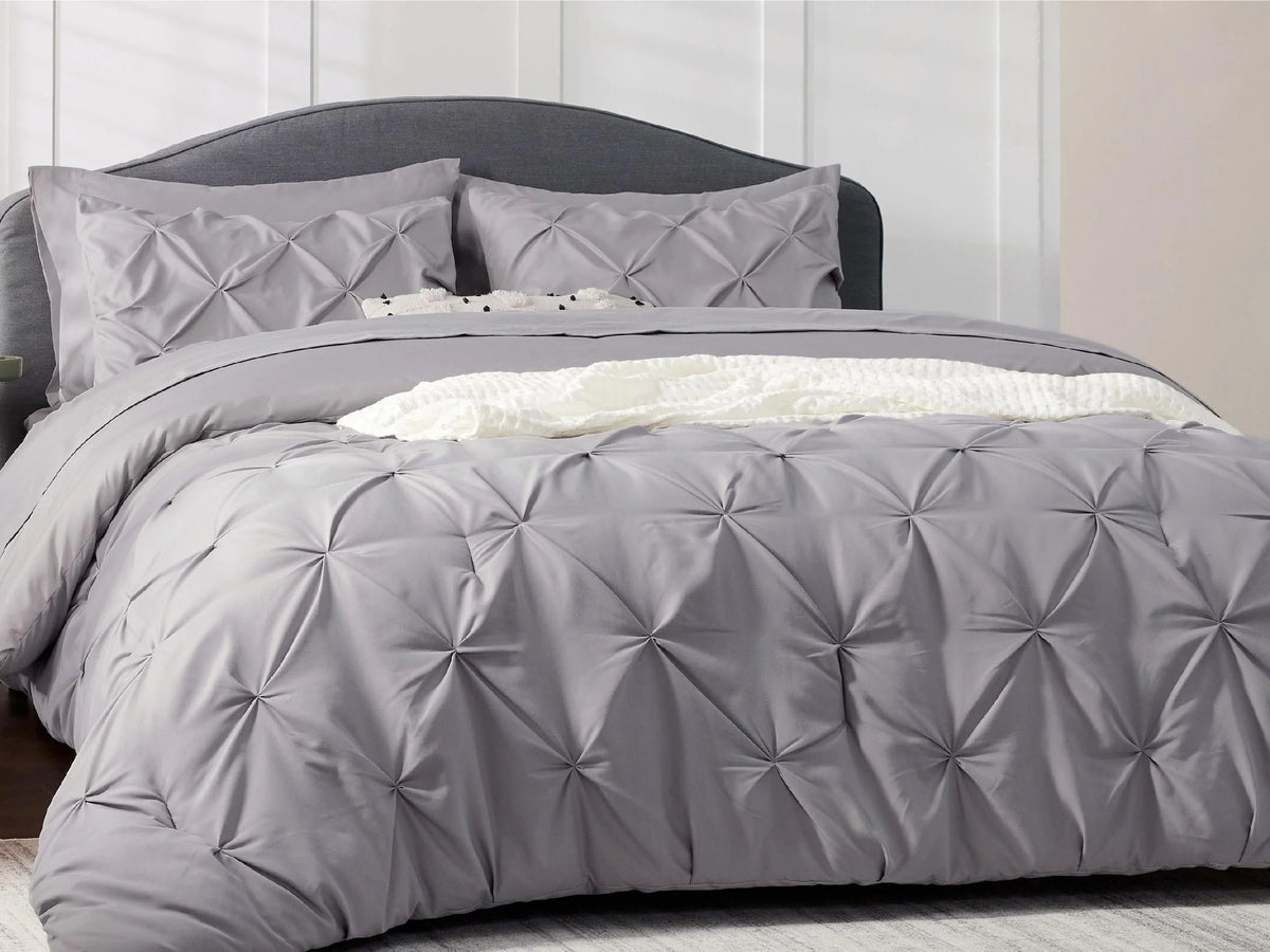 Comforter Set Brushed Microfiber Lightweight All-Season Warmth