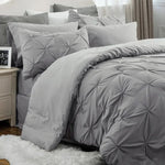 Comforter Set Brushed Microfiber Lightweight All-Season Warmth