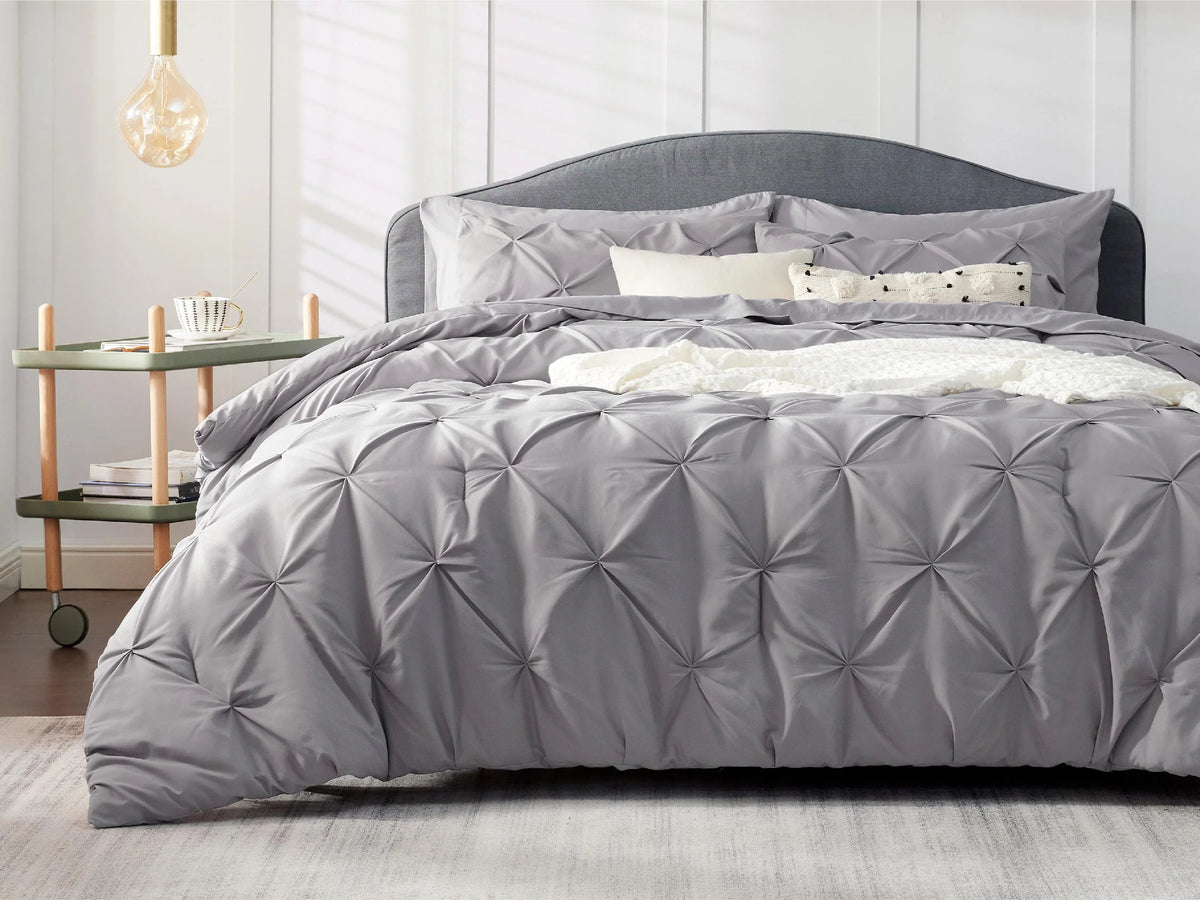 Comforter Set Brushed Microfiber Lightweight All-Season Warmth