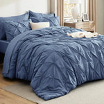 Comforter Set Brushed Microfiber Lightweight All-Season Warmth