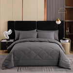Comforter Set Hotel-Style All-Season Machine Washable Set of 3