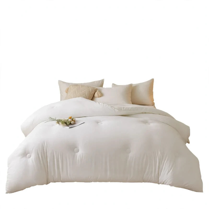 Comforter Soy Fiber Filling Washed Cotton Cover All-Season Comfort