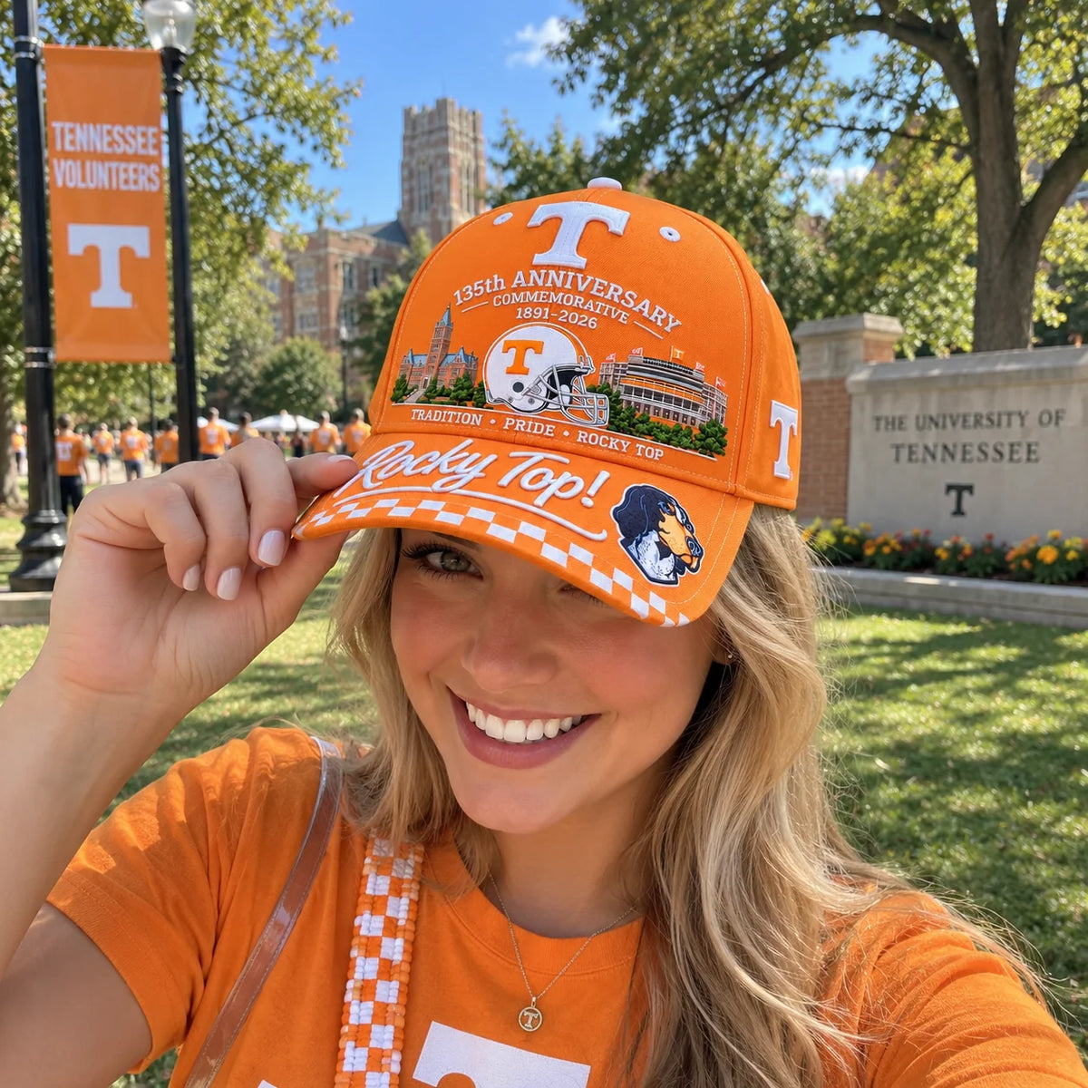 Commemorative Cap 135th Anniversary Football Artwork Adjustable Fit