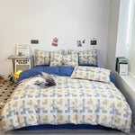 Complete Bedding Set Checkerboard Pattern Easy Care