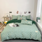 Complete Bedding Set Checkerboard Pattern Easy Care