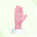 Compression Gloves Gentle Support & Open-Fingertip Cotton-Spandex