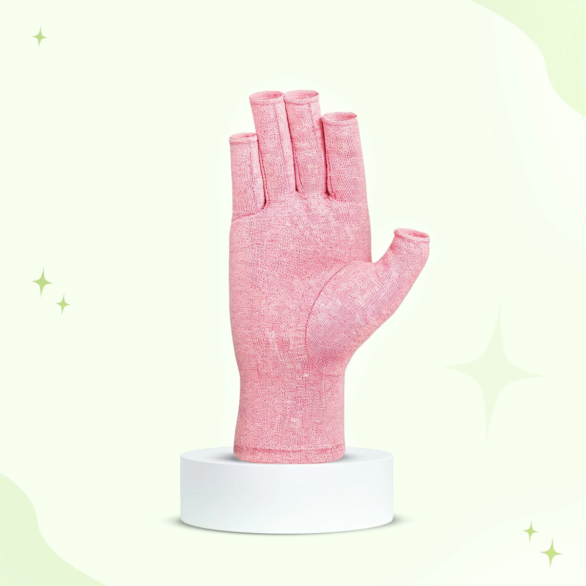 Compression Gloves Open-Fingertip Breathable Cotton-Spandex