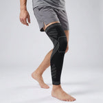 Compression Leg Sleeve Full-Leg Coverage Silicone Grip Band