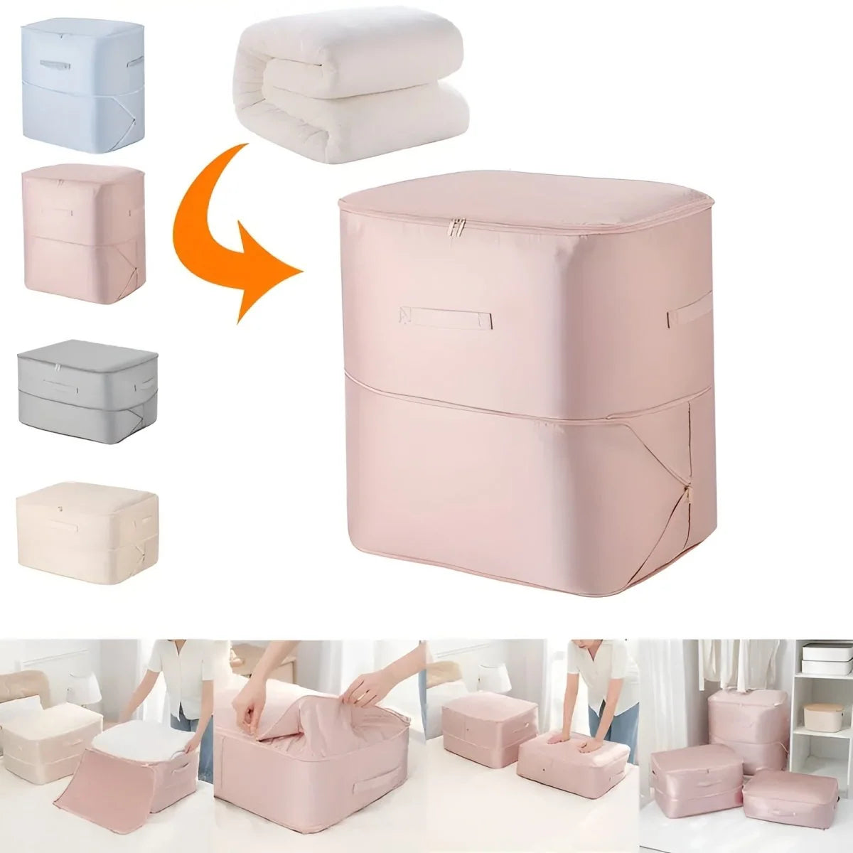 Compression Storage Bag Airtight Up To 50% Space-Saving
