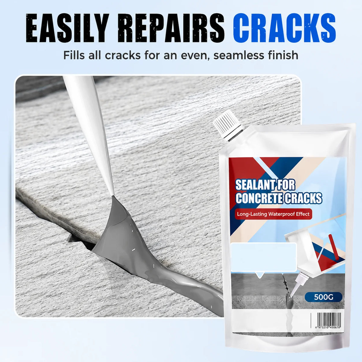 Concrete Crack Sealant Waterproof Flexible Weather-Resistant
