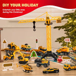 Construction Advent Calendar 24 Pieces Fold-Out City Mat