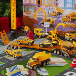 Construction Advent Calendar 24 Pieces Fold-Out City Mat
