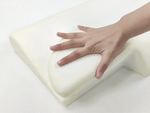 Contour Memory Foam Pillow Ergonomic Neck Support Removable Cover
