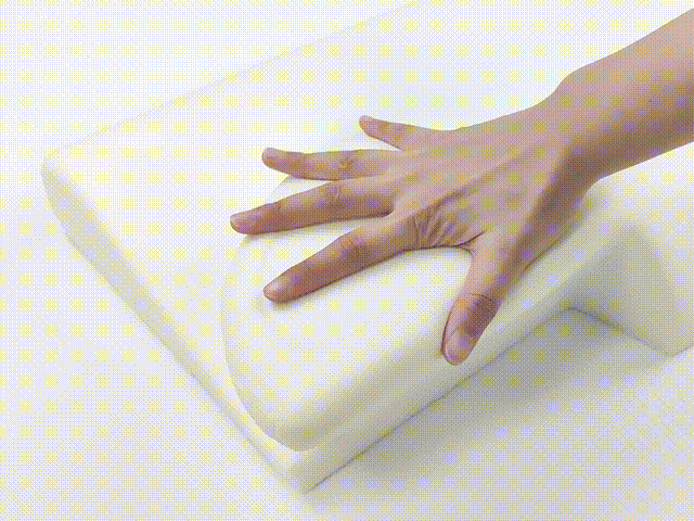 Contour Pillow Ergonomic Memory Foam Removable Cover