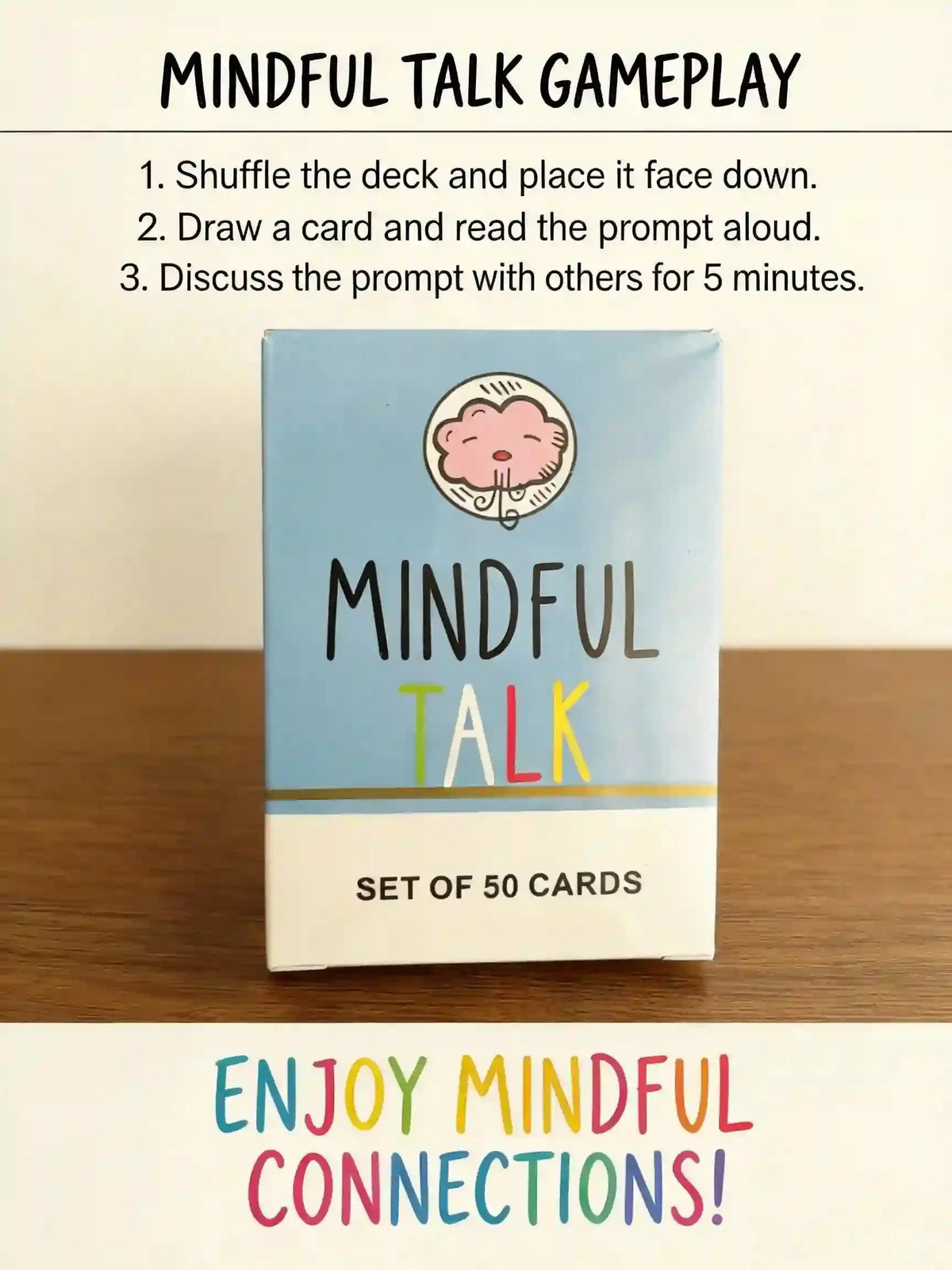 Conversation Card Game 50 Family Prompt Cards