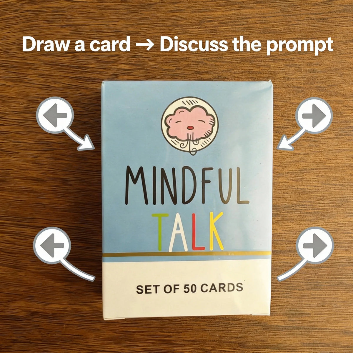 Conversation Card Game 50 Family Prompt Cards
