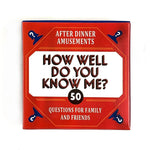 Conversation Card Game 50 Questions Compact Deck