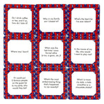 Conversation Card Game 50 Questions Compact Deck