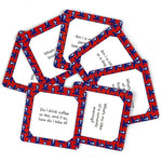 Conversation Card Game 50 Questions Compact Deck
