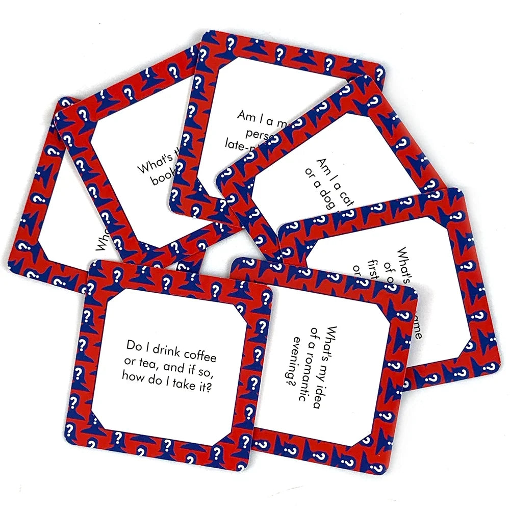 Conversation Card Game 50 Questions Compact Deck