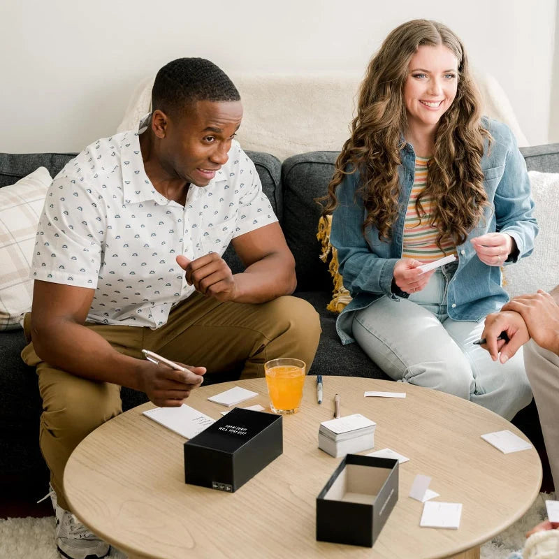 Conversation Card Game 99 Question & Challenge Cards 3 Levels