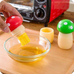 Cooking Oil Brush Glass Jar Heat-Resistant Surface
