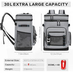 Cooler Backpack Insulated Multi-Compartment Water-Resistant