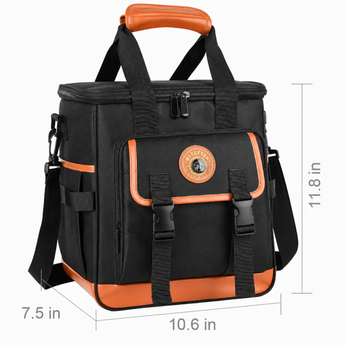 Cooler Bag Insulated Soft-Sided Multiple Pockets